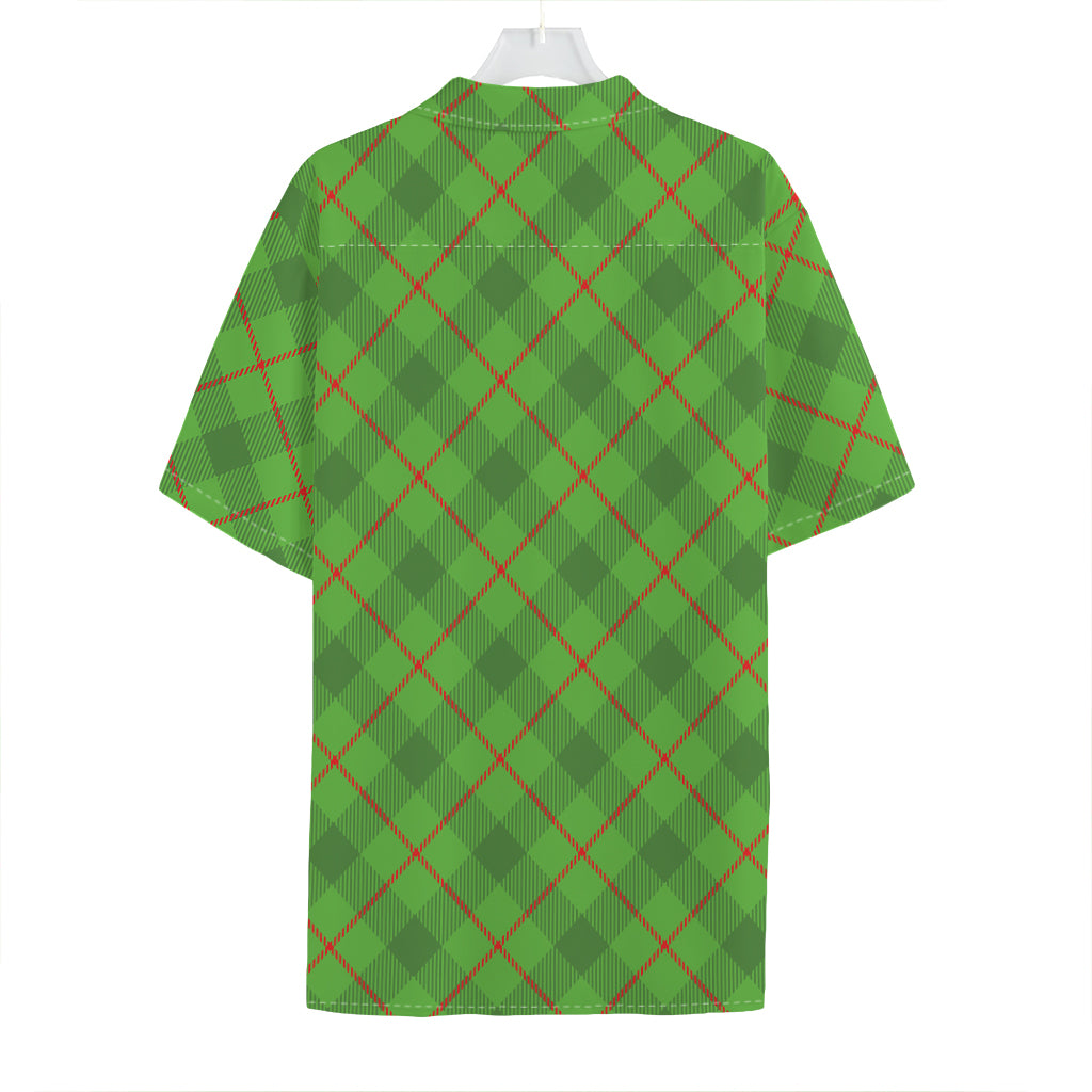 Green And Red Plaid Pattern Print Hawaiian Shirt