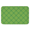 Green And Red Plaid Pattern Print Indoor Door Mat