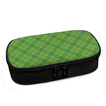 Green And Red Plaid Pattern Print Insulin Cooler Travel Case