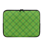 Green And Red Plaid Pattern Print Laptop Sleeve