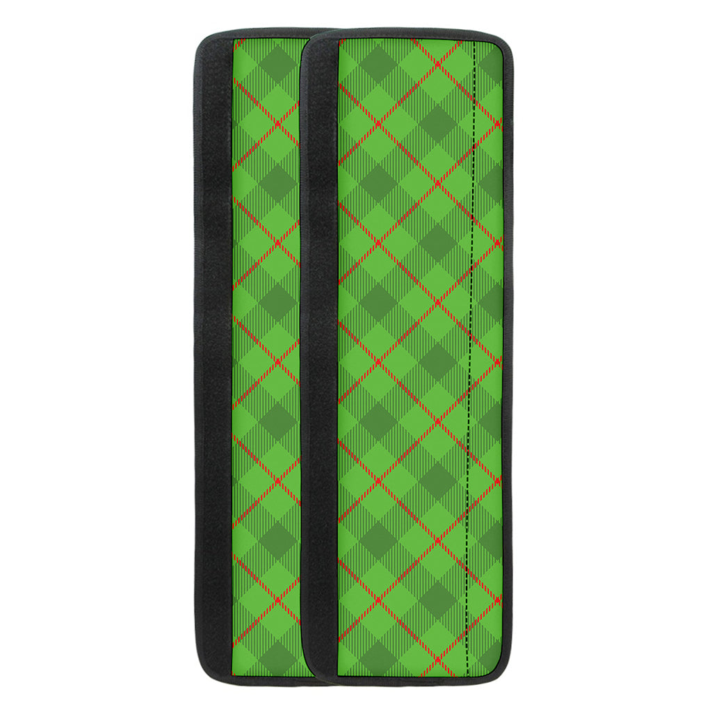 Green And Red Plaid Pattern Print Refrigerator Handle Covers