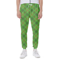 Green And Red Plaid Pattern Print Joggers