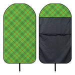Green And Red Plaid Pattern Print Waterproof Car Seat Cover