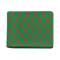 Green And Red Polka Dot Pattern Print Bifold Wallet
