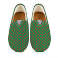 Green And Red Polka Dot Pattern Print Casual Shoes