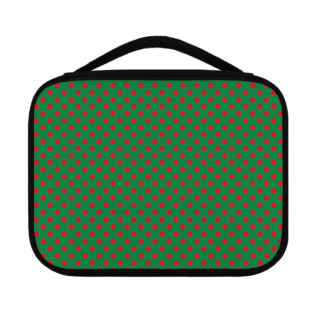 Green And Red Polka Dot Pattern Print Classic Bible Case
