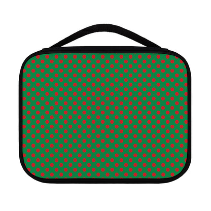 Green And Red Polka Dot Pattern Print Classic Bible Case