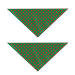Green And Red Polka Dot Pattern Print Dog Bandana