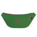 Green And Red Polka Dot Pattern Print Fanny Pack