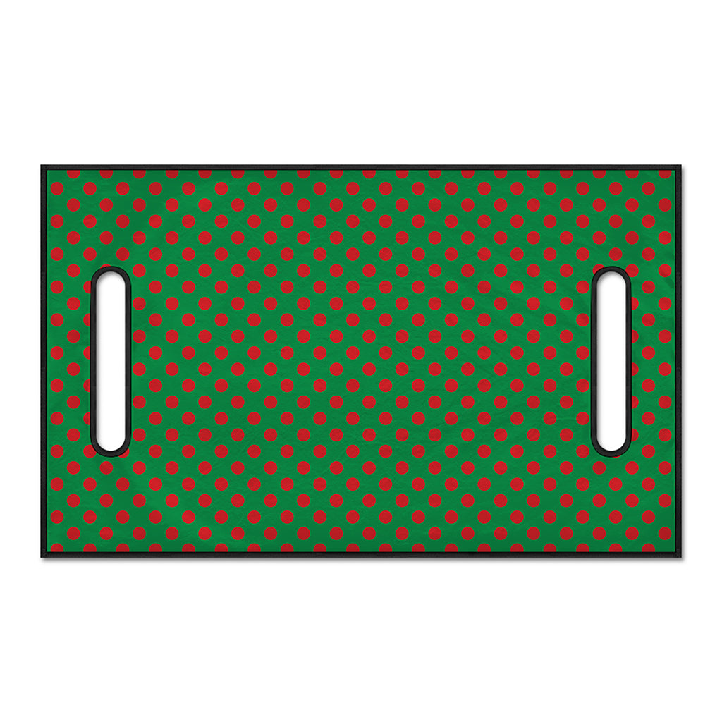 Green And Red Polka Dot Pattern Print Golf Cart Seat Cover