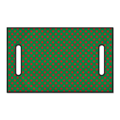 Green And Red Polka Dot Pattern Print Golf Cart Seat Cover
