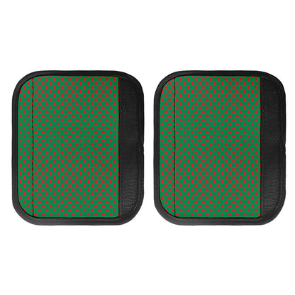 Green And Red Polka Dot Pattern Print Handle Covers