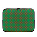 Green And Red Polka Dot Pattern Print Laptop Sleeve