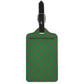 Green And Red Polka Dot Pattern Print Luggage Tag