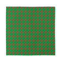 Green And Red Polka Dot Pattern Print Silk Bandana