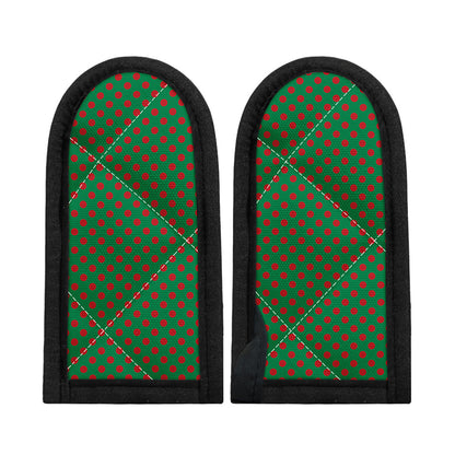 Green And Red Polka Dot Pattern Print Skillet Handle Cover