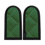 Green And Red Polka Dot Pattern Print Skillet Handle Cover