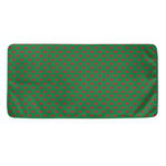 Green And Red Polka Dot Pattern Print Towel
