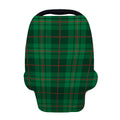 Green And Red Stewart Tartan Print Baby Seat Cover
