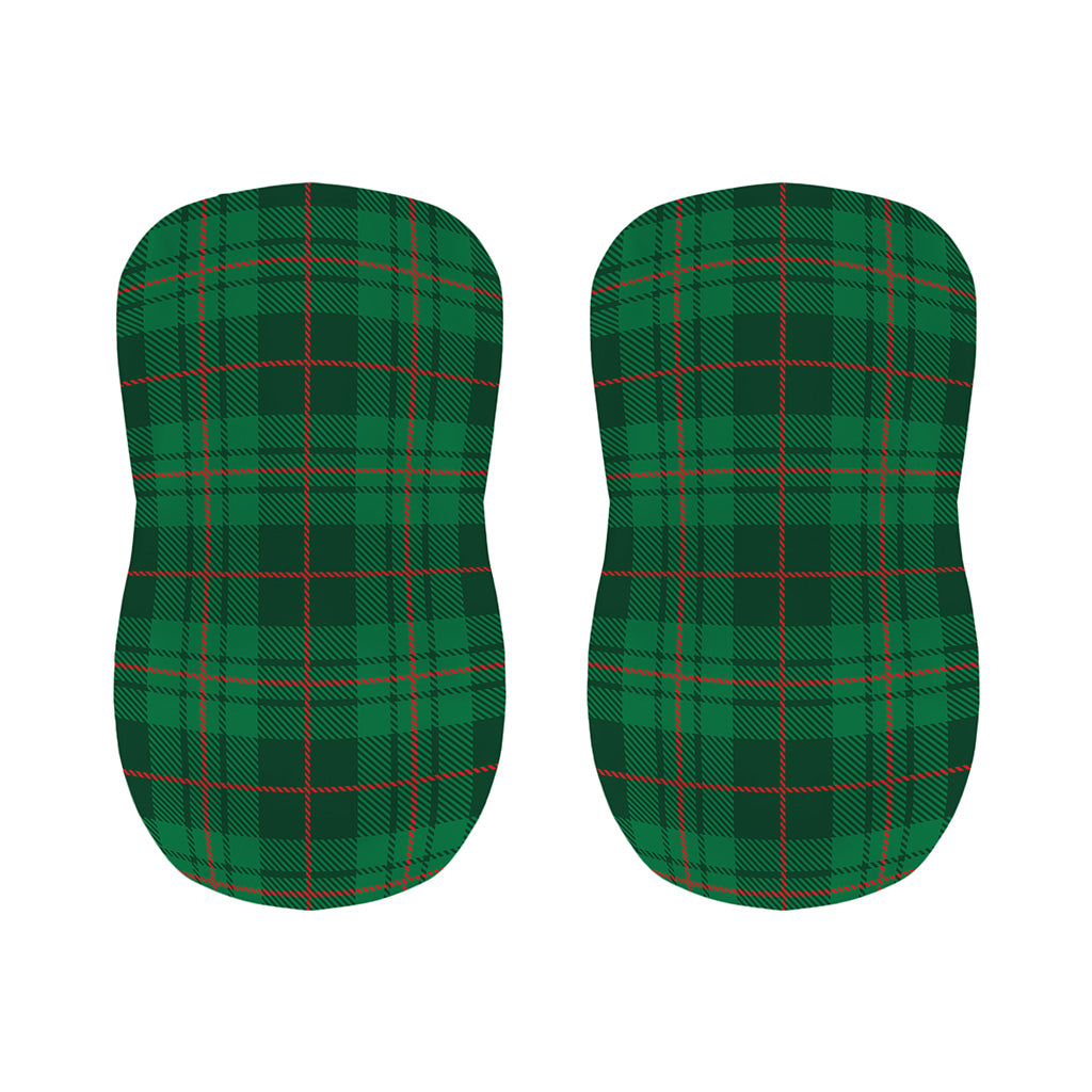 Green And Red Stewart Tartan Print Bar Stool Covers