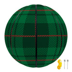 Green And Red Stewart Tartan Print Basketball