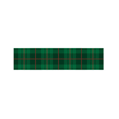 Green And Red Stewart Tartan Print Bed Runner