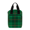 Green And Red Stewart Tartan Print Bible Tote Bag