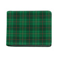 Green And Red Stewart Tartan Print Bifold Wallet