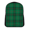 Green And Red Stewart Tartan Print Casual Backpack