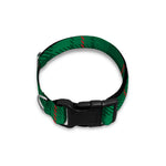 Green And Red Stewart Tartan Print Dog Collar