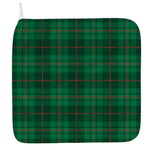 Green And Red Stewart Tartan Print Hand Towel