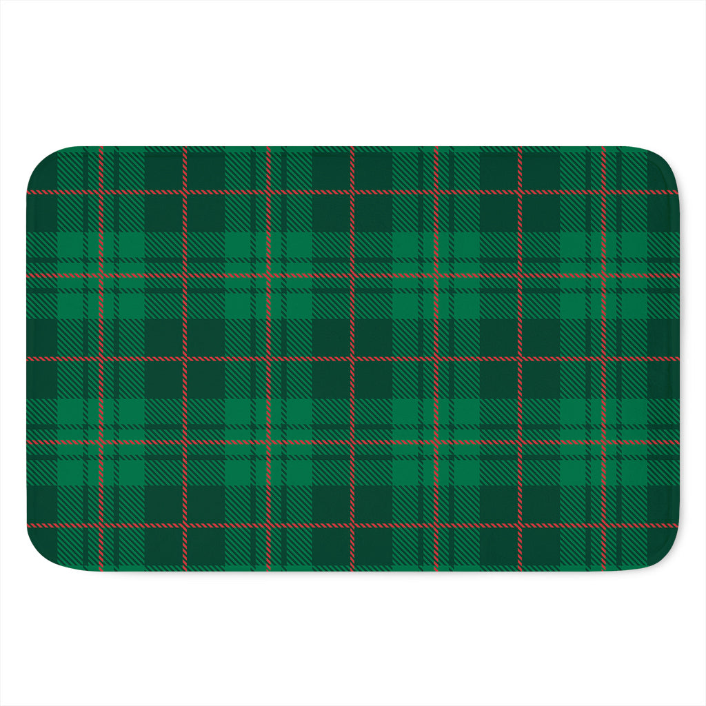 Green And Red Stewart Tartan Print Indoor Door Mat