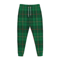 Green And Red Stewart Tartan Print Jogger Pants
