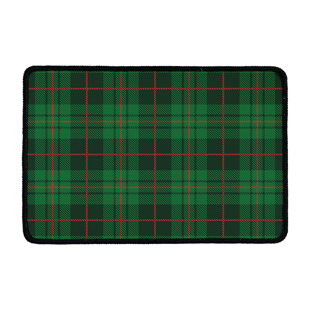 Green And Red Stewart Tartan Print Kitchen Mat