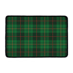 Green And Red Stewart Tartan Print Kitchen Mat