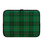 Green And Red Stewart Tartan Print Laptop Sleeve