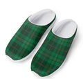 Green And Red Stewart Tartan Print Mesh Casual Shoes