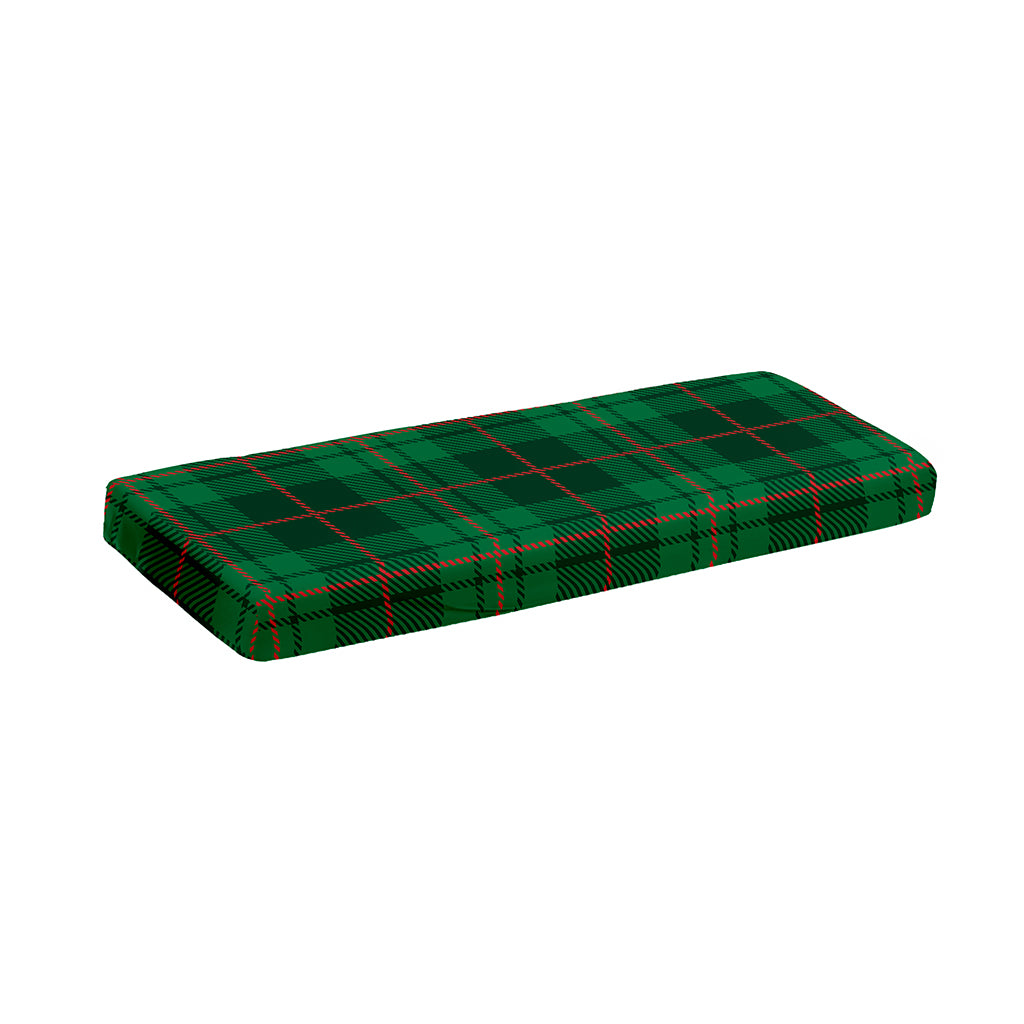 Green And Red Stewart Tartan Print Piano Keyboard Cover