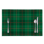 Green And Red Stewart Tartan Print Placemat