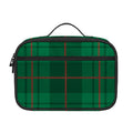 Green And Red Stewart Tartan Print Portable Lunch Bag