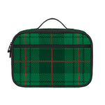Green And Red Stewart Tartan Print Portable Lunch Bag