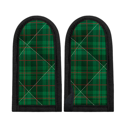 Green And Red Stewart Tartan Print Skillet Handle Cover