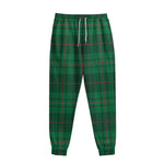 Green And Red Stewart Tartan Print Sweatpants