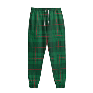 Green And Red Stewart Tartan Print Sweatpants