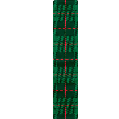 Green And Red Stewart Tartan Print Table Runner