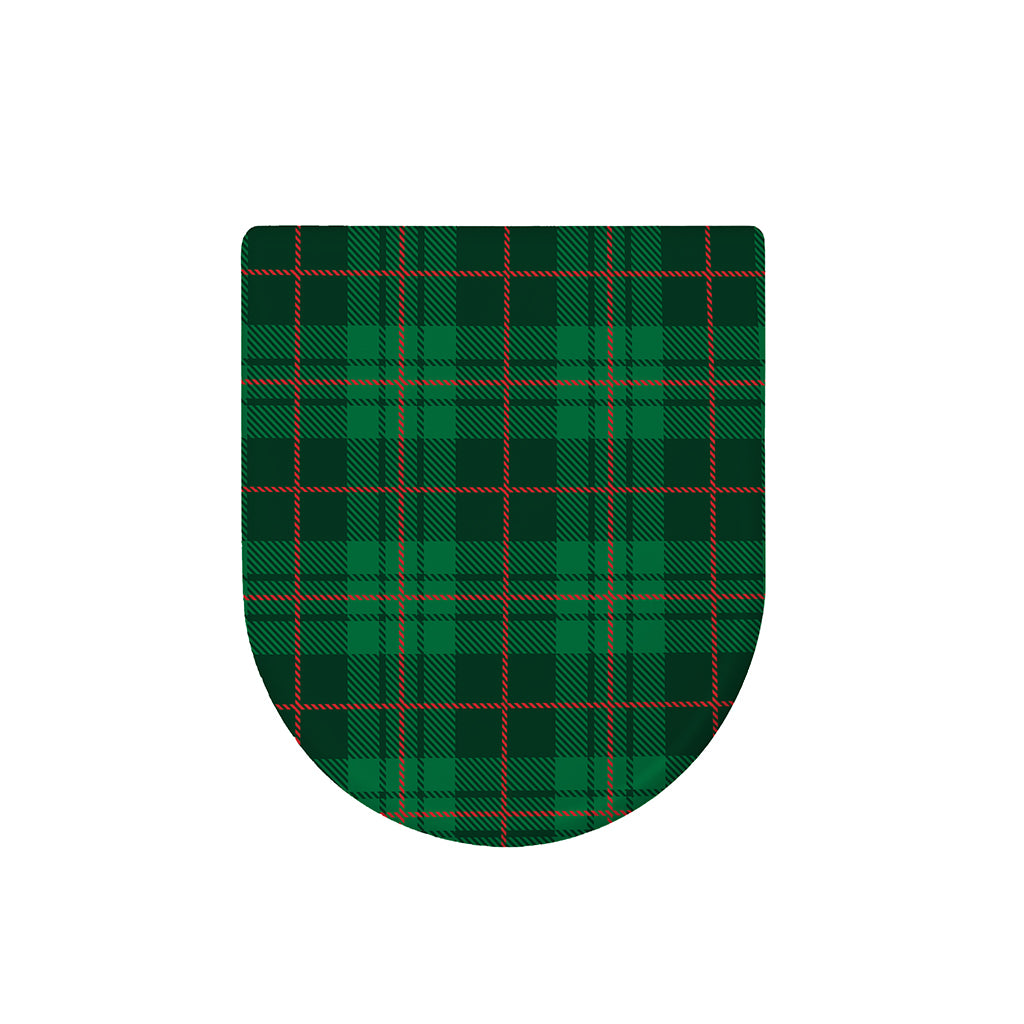 Green And Red Stewart Tartan Print Toilet Lid Cover