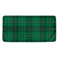 Green And Red Stewart Tartan Print Towel