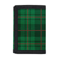 Green And Red Stewart Tartan Print Trifold Wallet