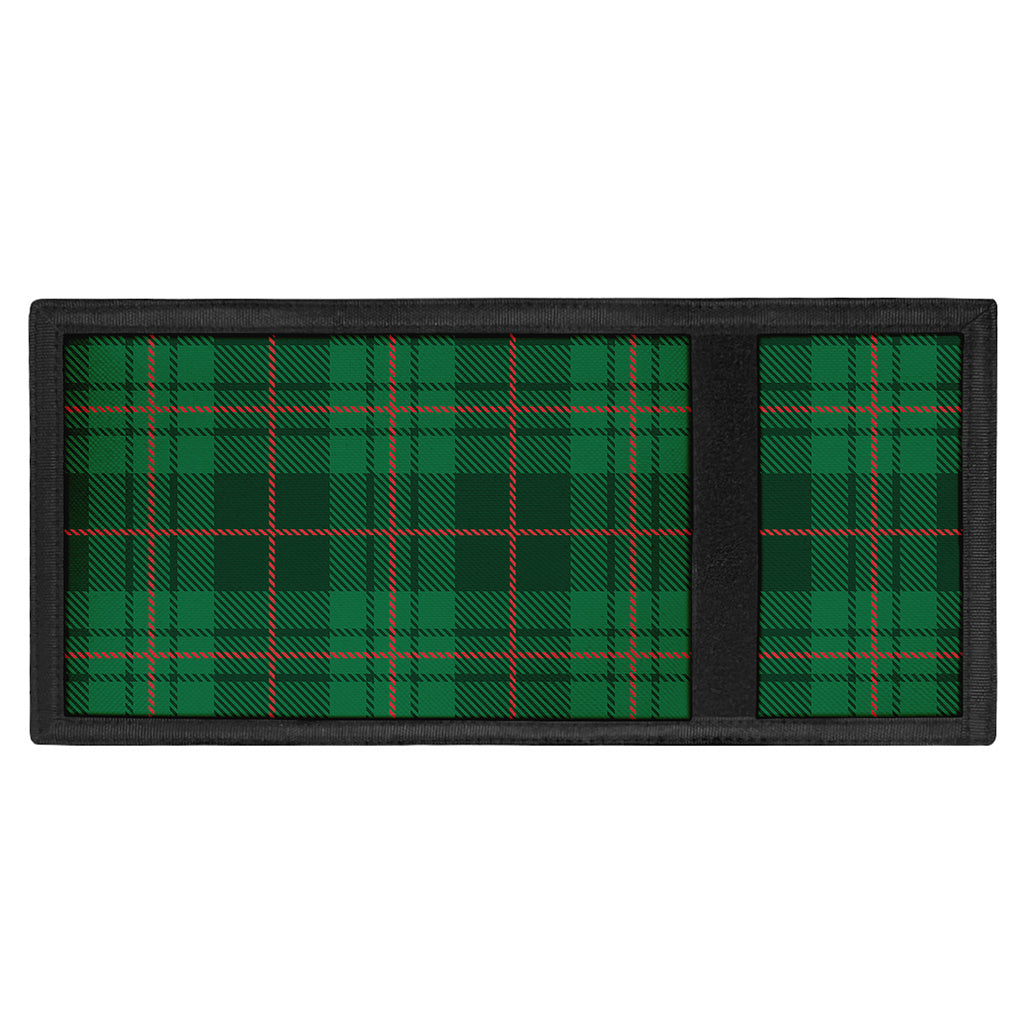 Green And Red Stewart Tartan Print Trifold Wallet