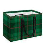 Green And Red Stewart Tartan Print Utility Tote Bag
